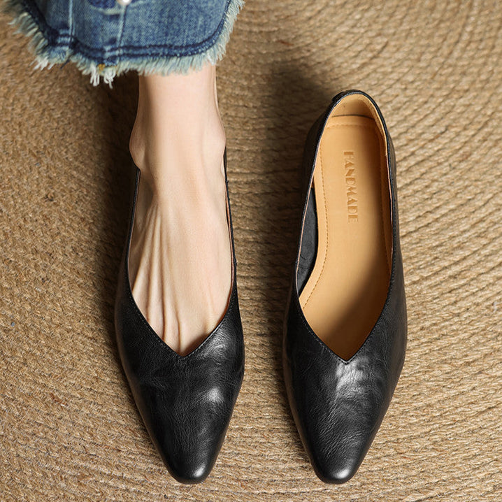 Rachel | Pointed-Toe Everyday Flats