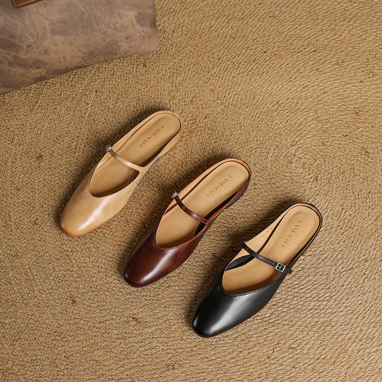Vien | Classic Mary Jane Mule Flats