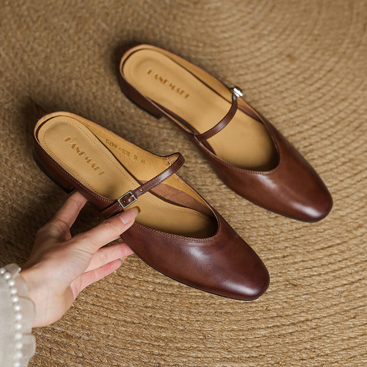 Vien | Classic Mary Jane Mule Flats