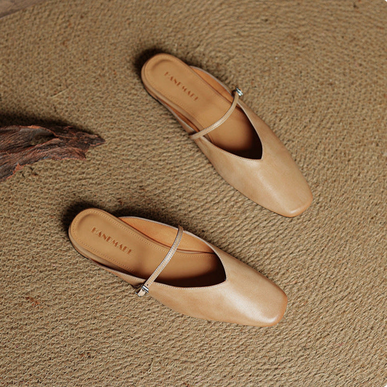 Hera | Square-Toe Mary Jane Mules