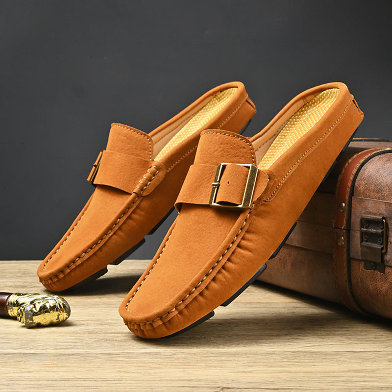 Abby | Classic Buckled Mule Loafers
