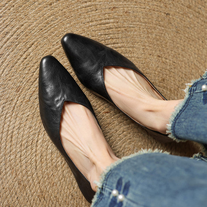 Rachel | Pointed-Toe Everyday Flats