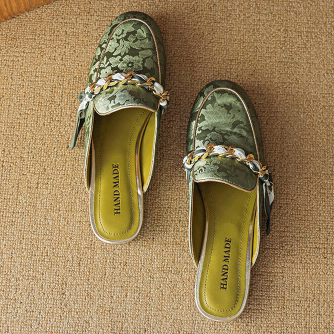 Alexa | Embellished Slip-On Mules