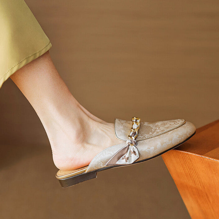 Alexa | Embellished Slip-On Mules