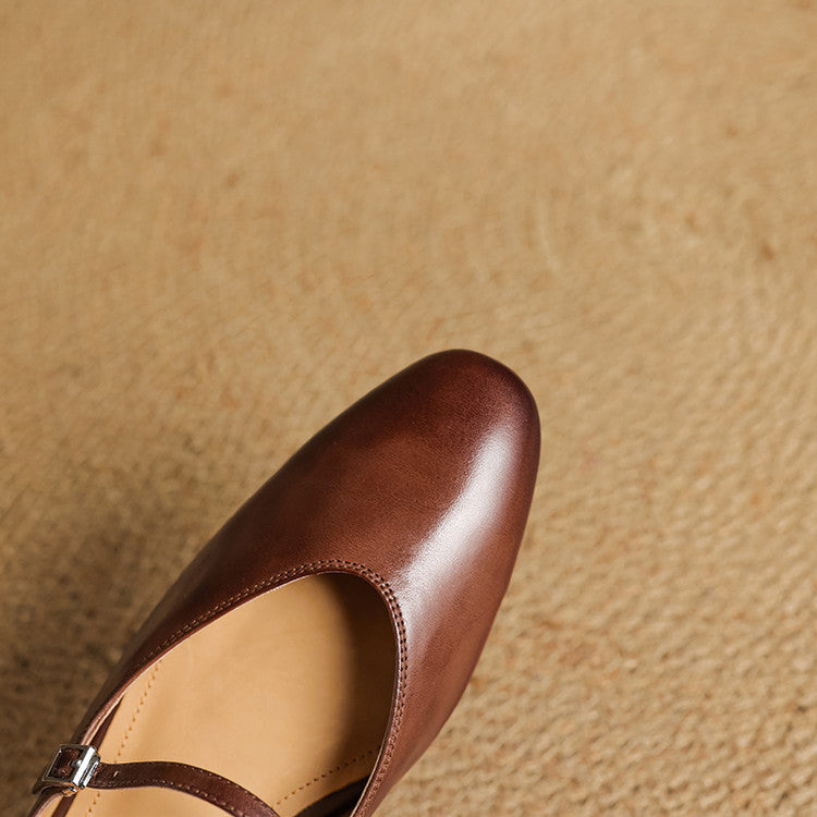 Vien | Classic Mary Jane Mule Flats