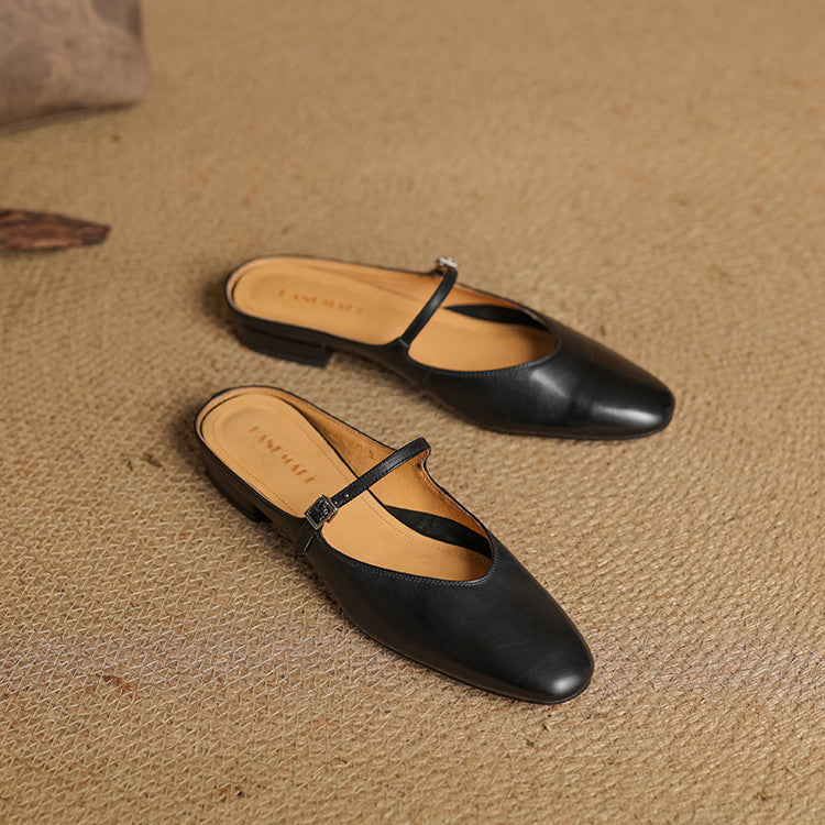 Vien | Classic Mary Jane Mule Flats