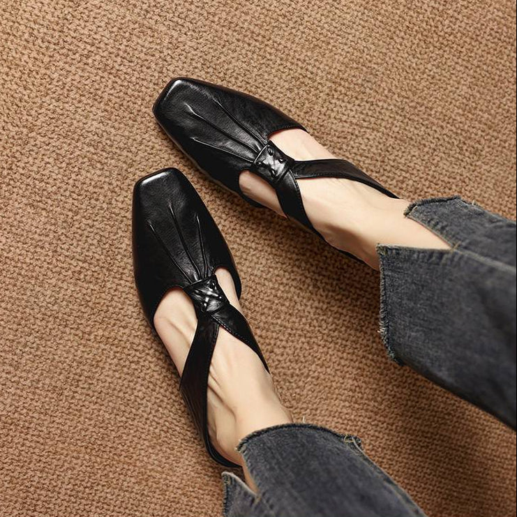 Yanna | Cutout Slip-On Mule Heels