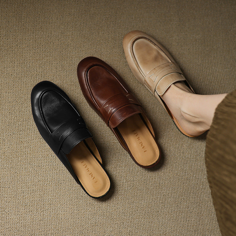 Brenda | Penny Loafer Mules