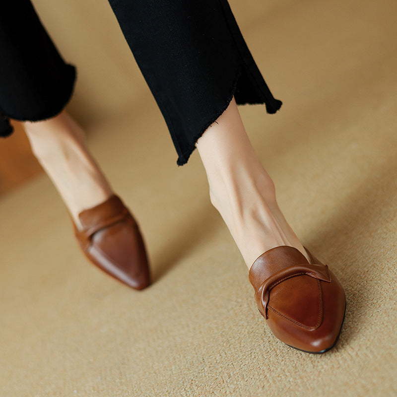 Mei | Elegant Pointed-Toe Mule Heels