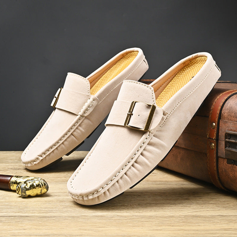 Abby | Classic Buckled Mule Loafers