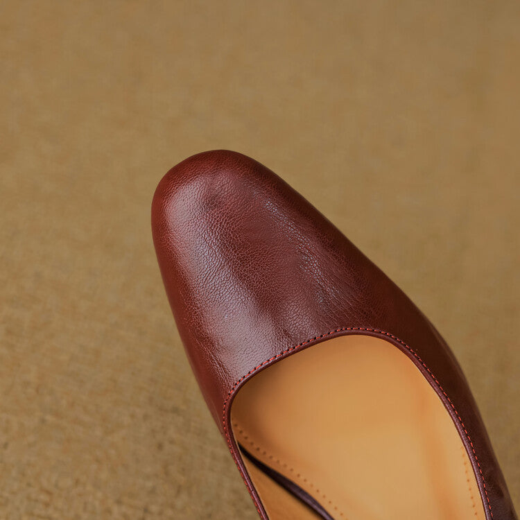 Cassy | Classic Mary Jane Mule Heels