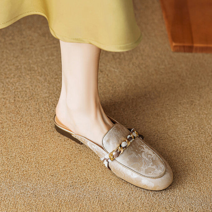 Alexa | Embellished Slip-On Mules