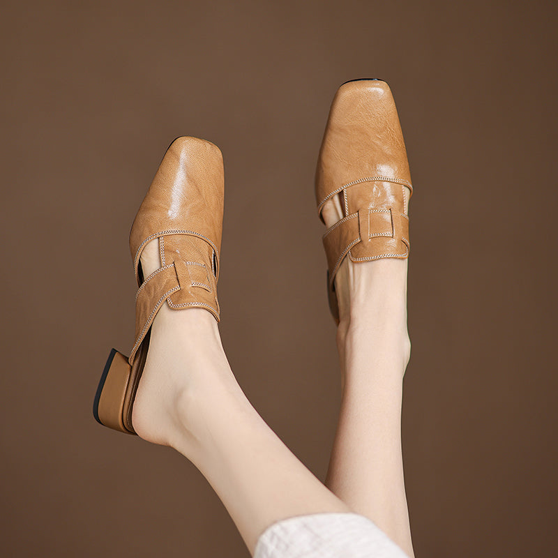 Gabriella | Elegant Wrap Strap Mules