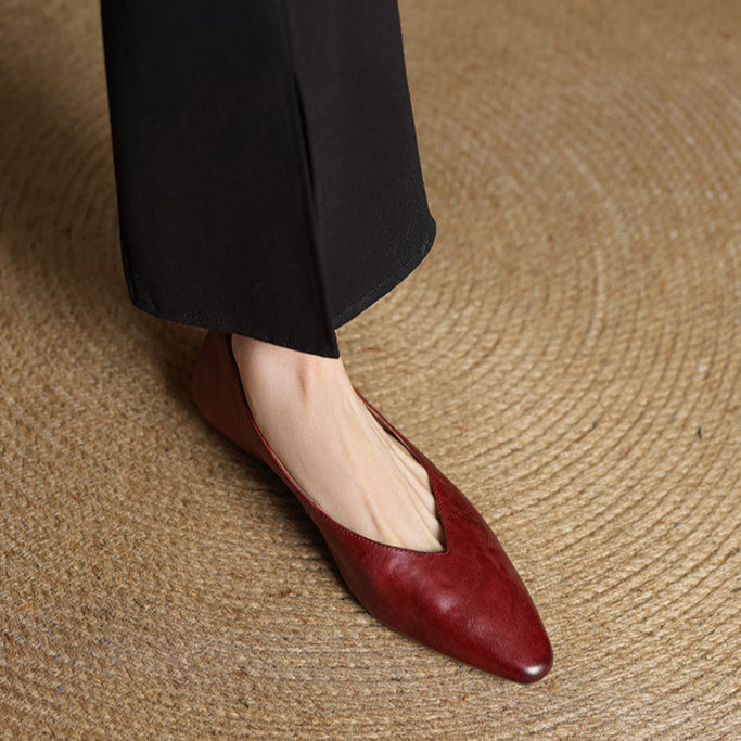Rachel | Pointed-Toe Everyday Flats