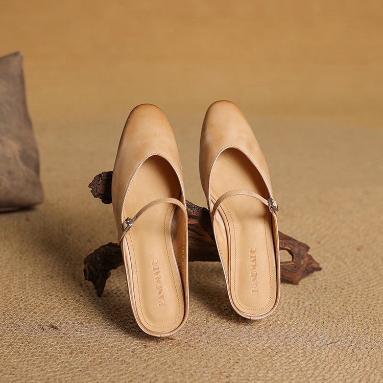 Vien | Classic Mary Jane Mule Flats