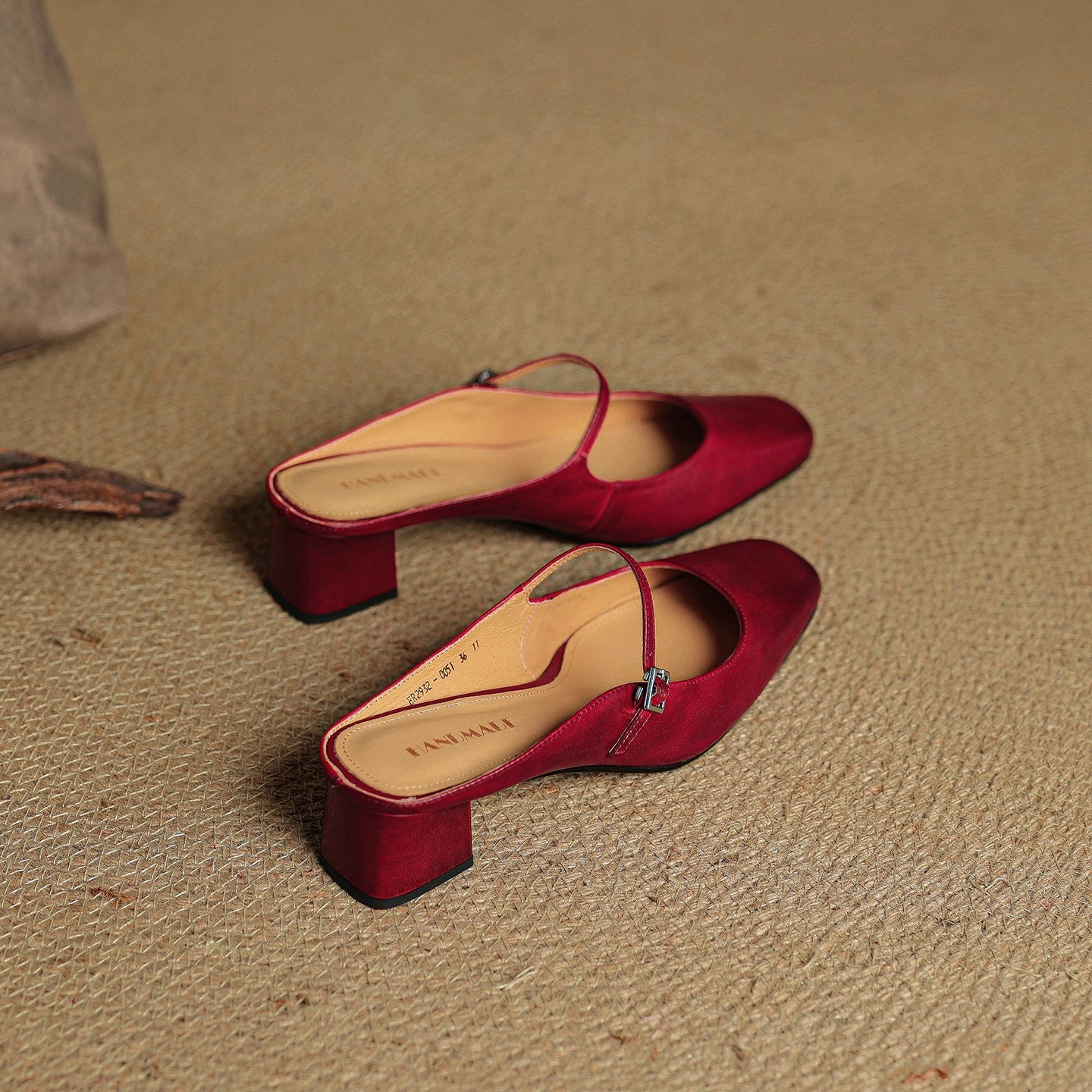 Luna | Classic Mary Jane Mule Heels