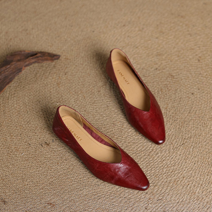 Rachel | Pointed-Toe Everyday Flats