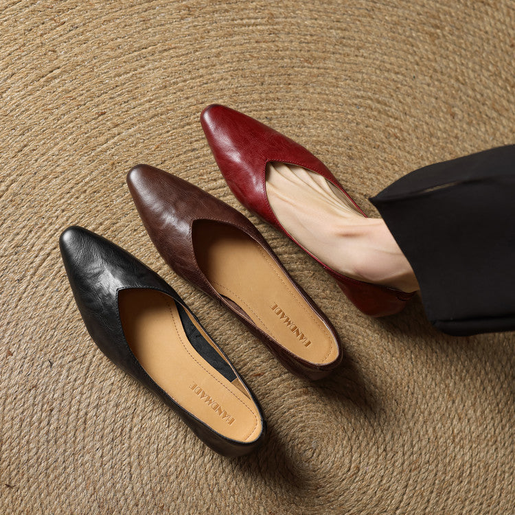 Rachel | Pointed-Toe Everyday Flats