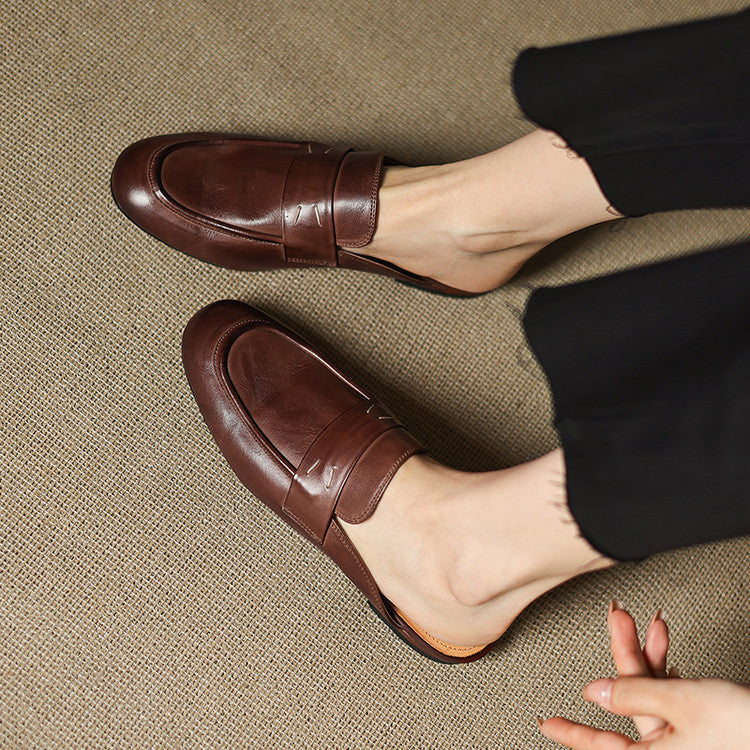 Brenda | Penny Loafer Mules