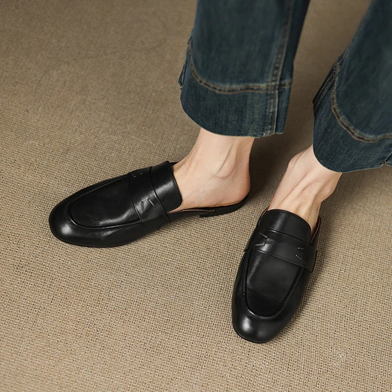 Brenda | Penny Loafer Mules