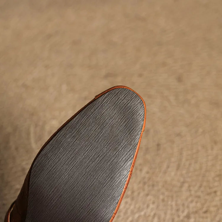 Iza | Classic Mary Jane Mule Heels