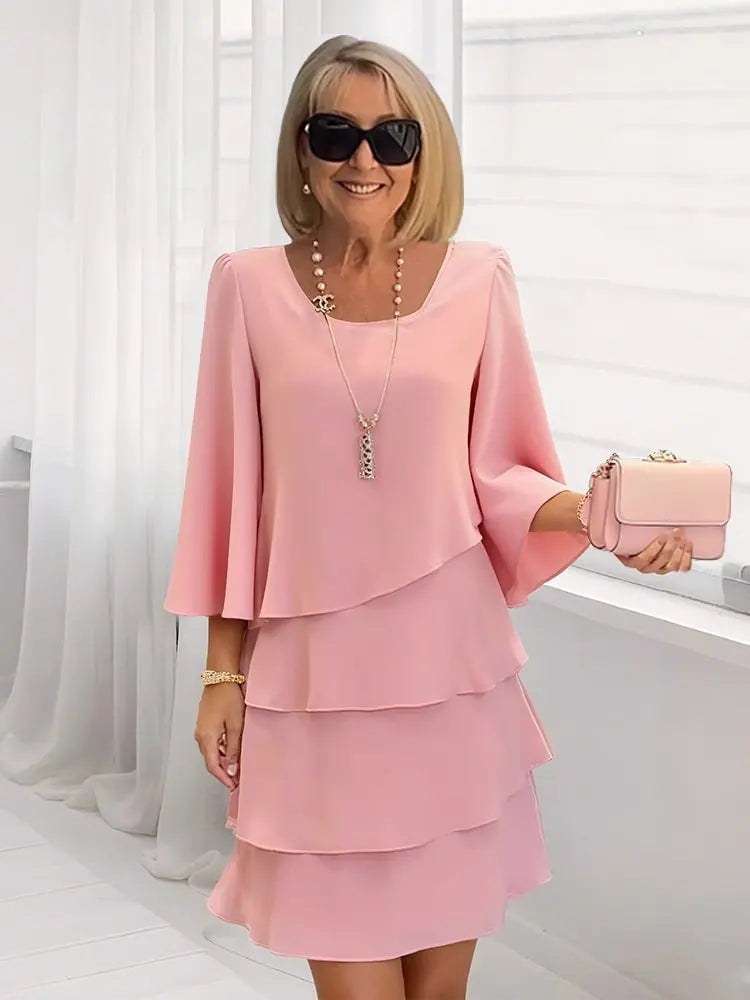Marisa | Layered A-Line Dress