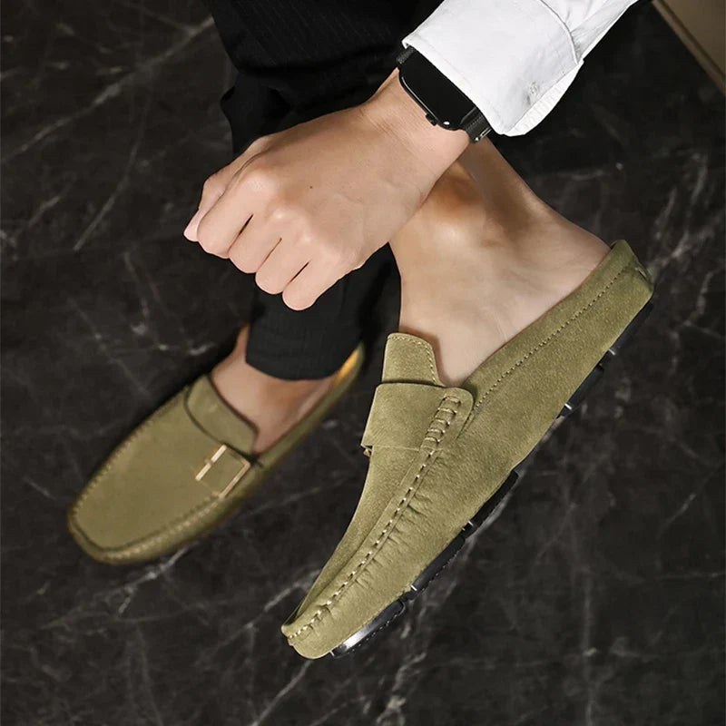 Abby | Classic Buckled Mule Loafers