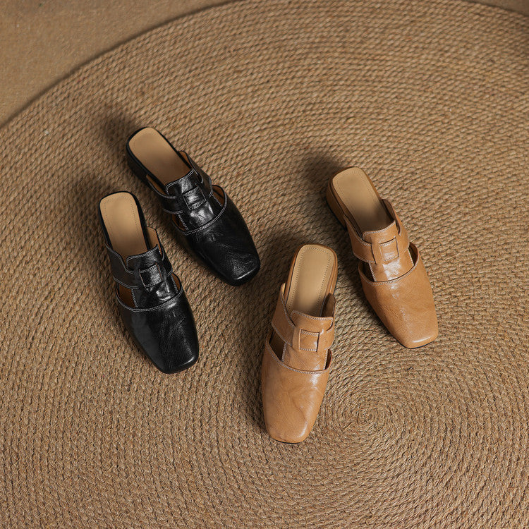 Gabriella | Elegant Wrap Strap Mules