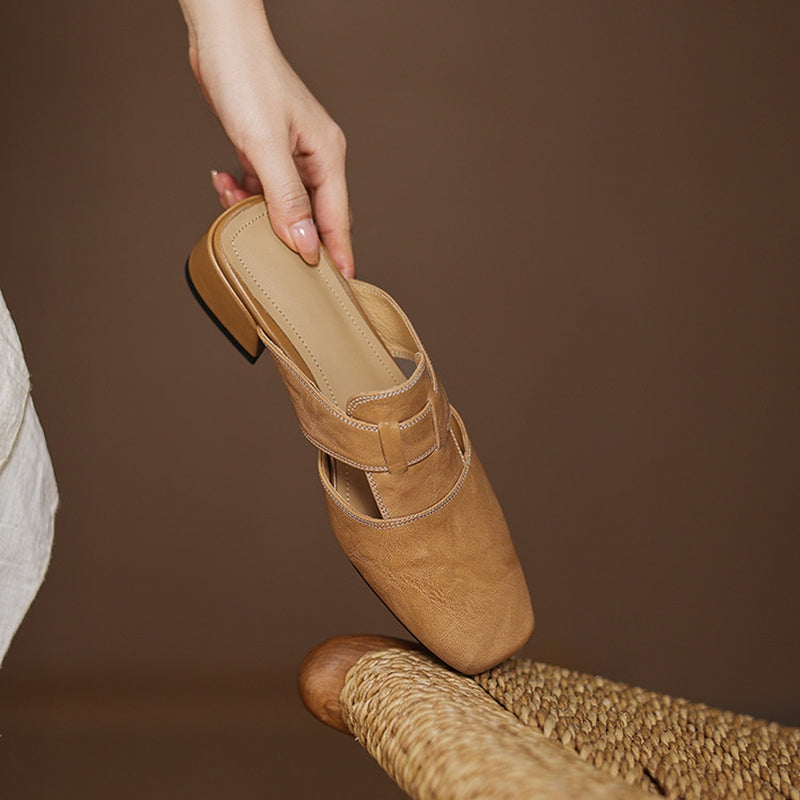 Gabriella | Elegant Wrap Strap Mules