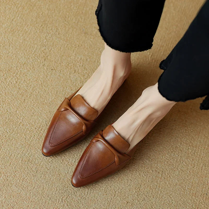 Yetti | Elegant Bow Mule Heels
