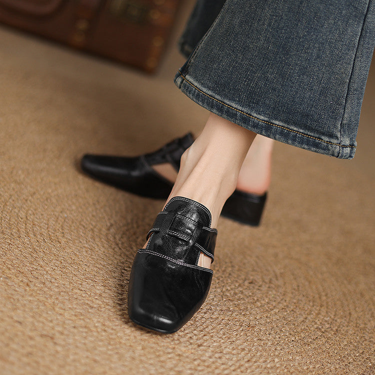 Gabriella | Elegant Wrap Strap Mules