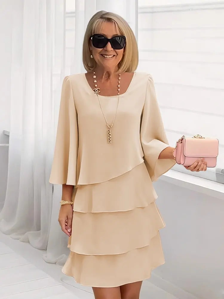 Marisa | Layered A-Line Dress