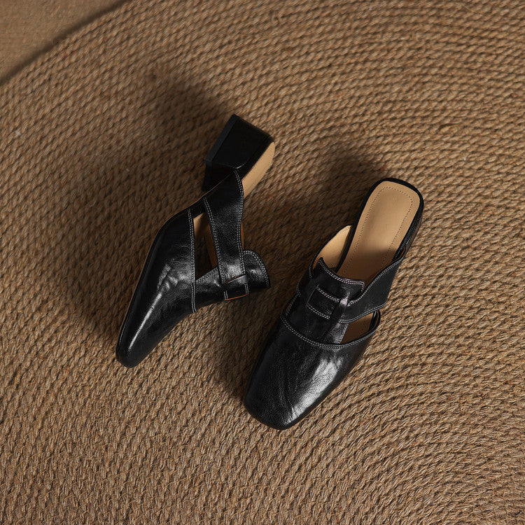 Gabriella | Elegant Wrap Strap Mules