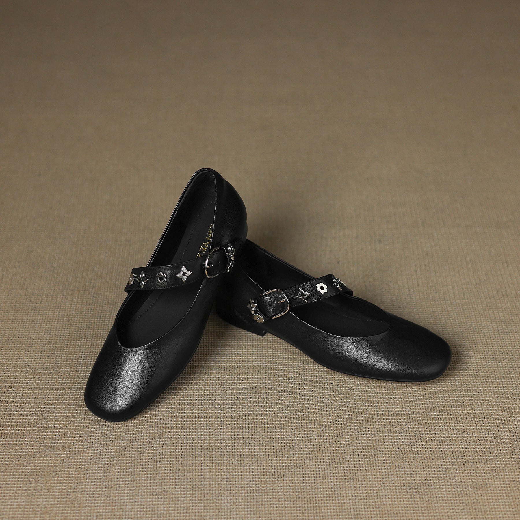 Ella | Studded Mary Jane Flats