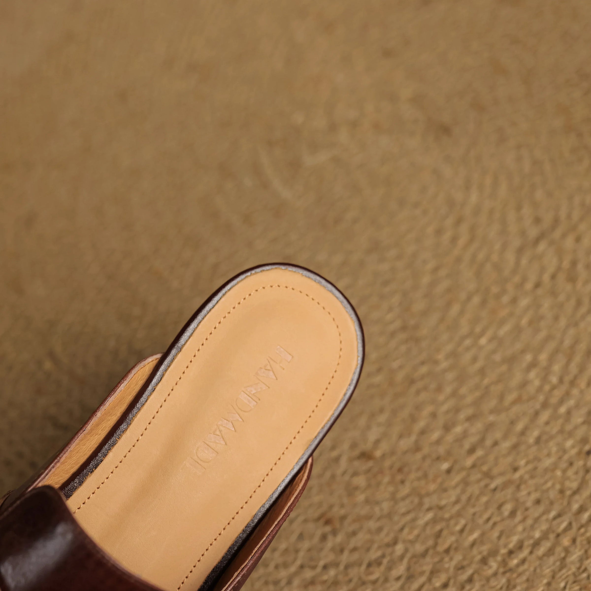Ezra | Classic Lock Accent Mule Loafers