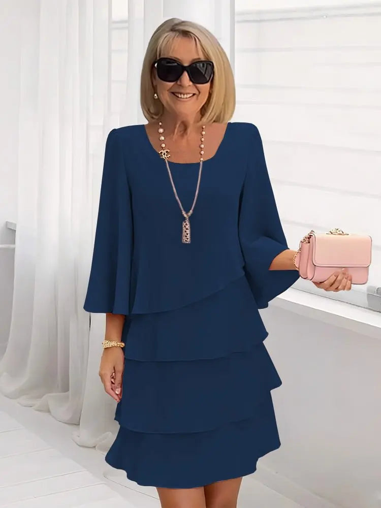 Marisa | Layered A-Line Dress
