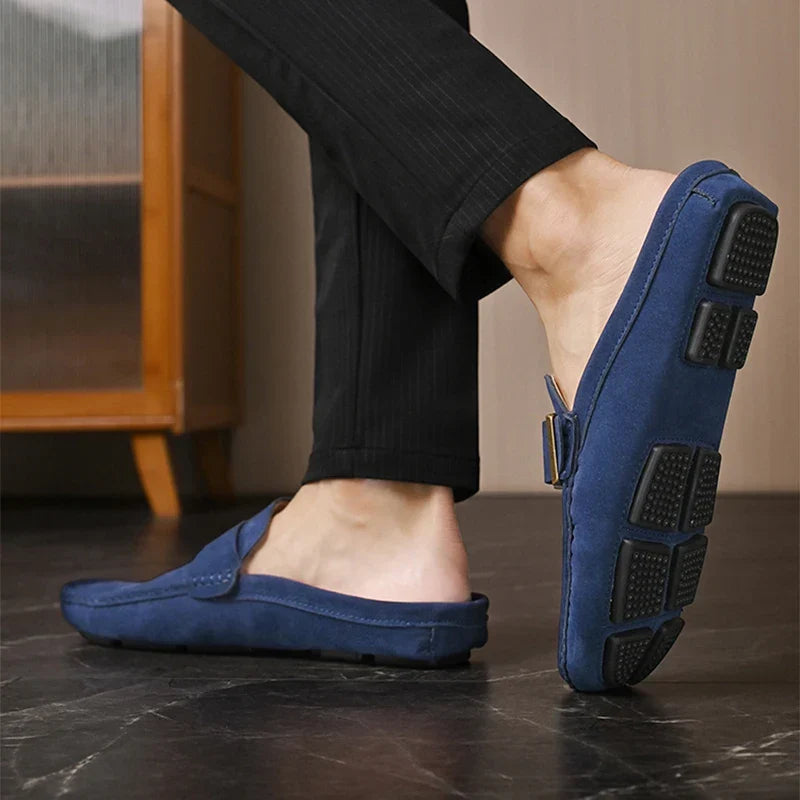 Abby | Classic Buckled Mule Loafers