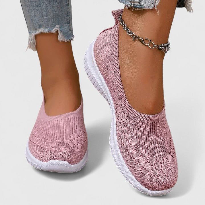 Michelina | Comfortable Slip-On Walking Shoes