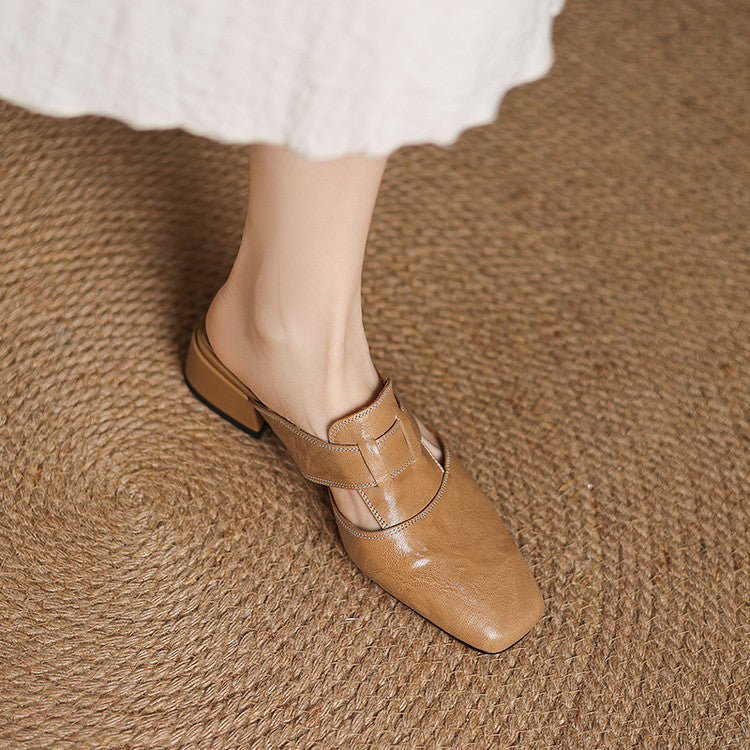 Gabriella | Elegant Wrap Strap Mules