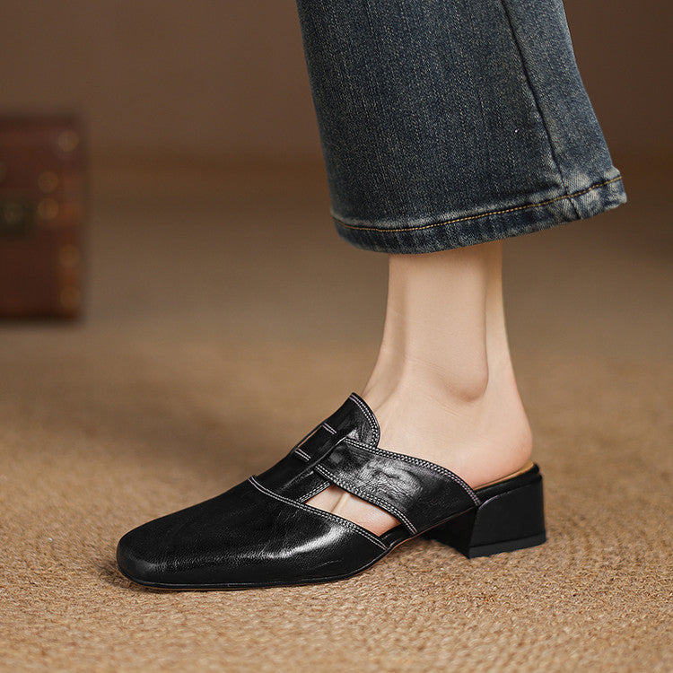 Gabriella | Elegant Wrap Strap Mules