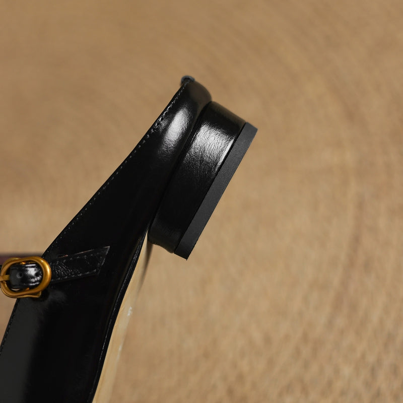 Margie | Woven Mary Jane Mules