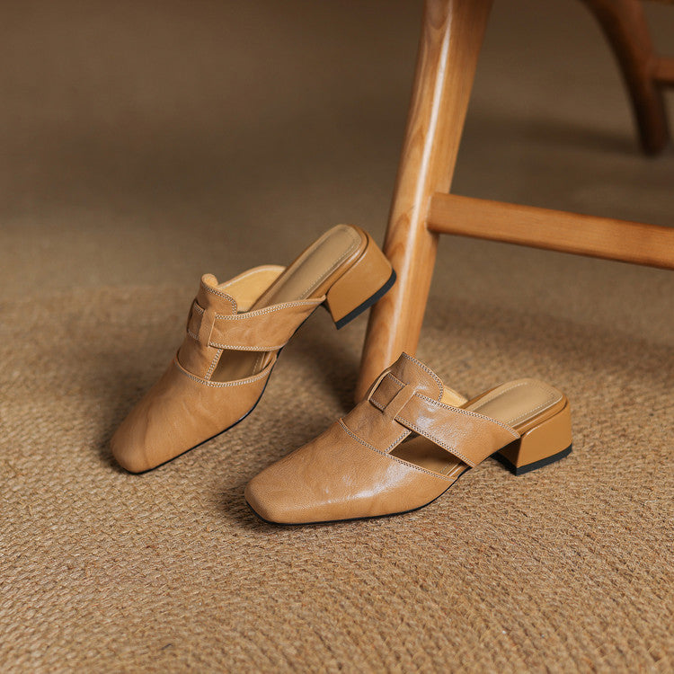 Gabriella | Elegant Wrap Strap Mules
