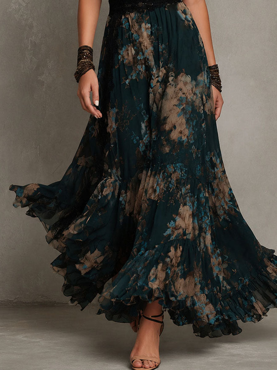 Shania | Floral Tiered Maxi Dress