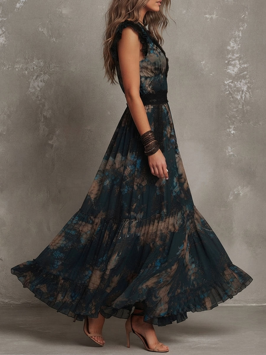 Shania | Floral Tiered Maxi Dress