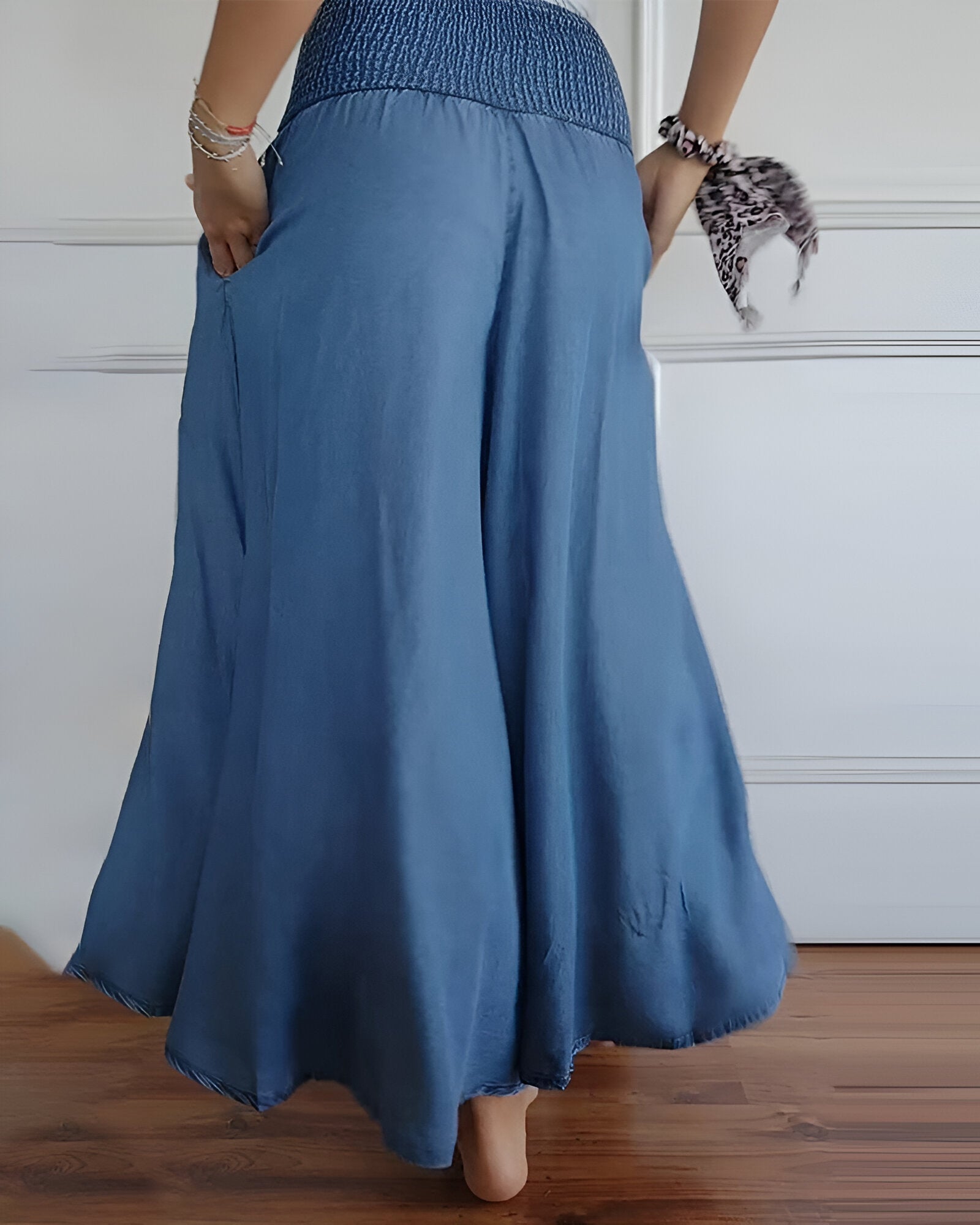Janie | Flowing Skirt Pants