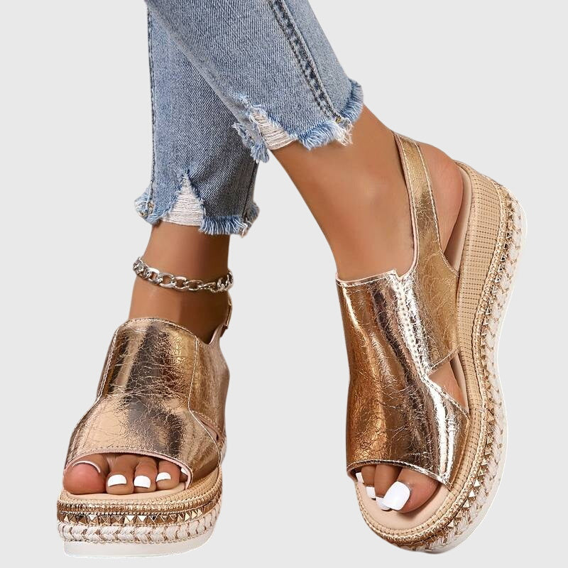 Lia - Effortless Platform Comfort Sandals