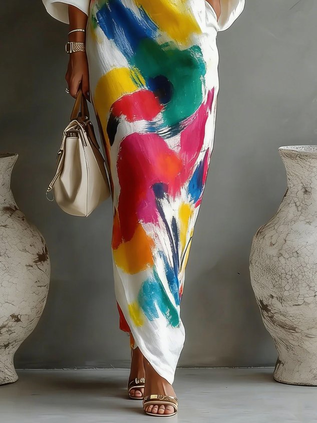 Jillian | One-Shoulder Maxi Dress