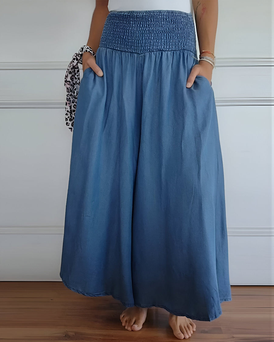 Janie | Flowing Skirt Pants