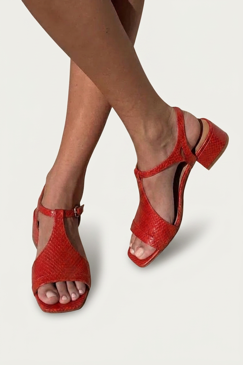 Kayla | Strappy Block Heel Sandals