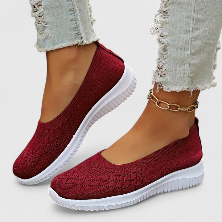Michelina | Comfortable Slip-On Walking Shoes